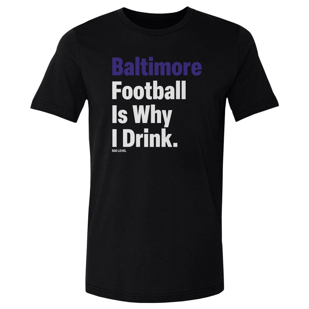 Baltimore Football Men's Cotton T-Shirt | 500 LEVEL