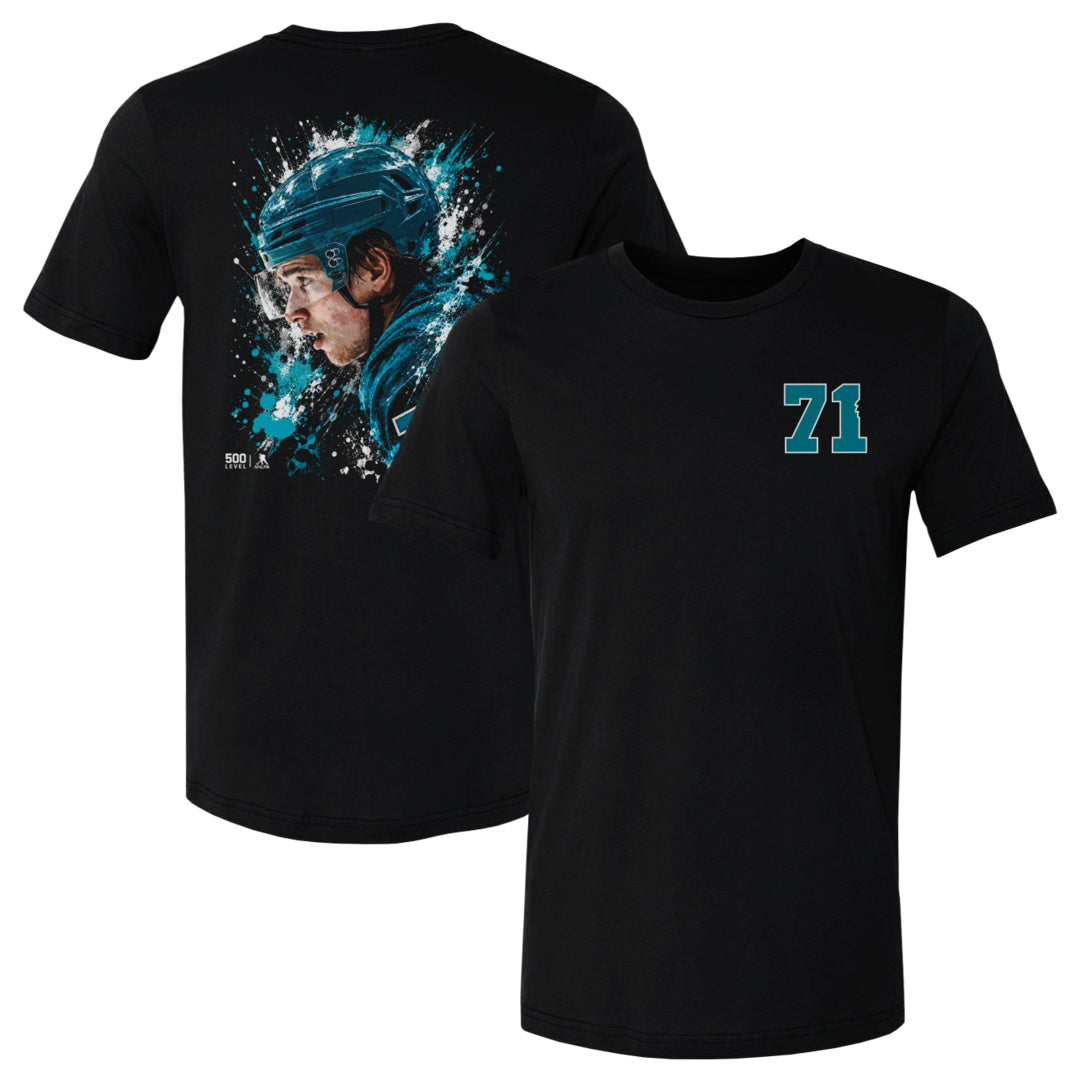 Macklin Celebrini Men's Cotton T-Shirt | 500 LEVEL