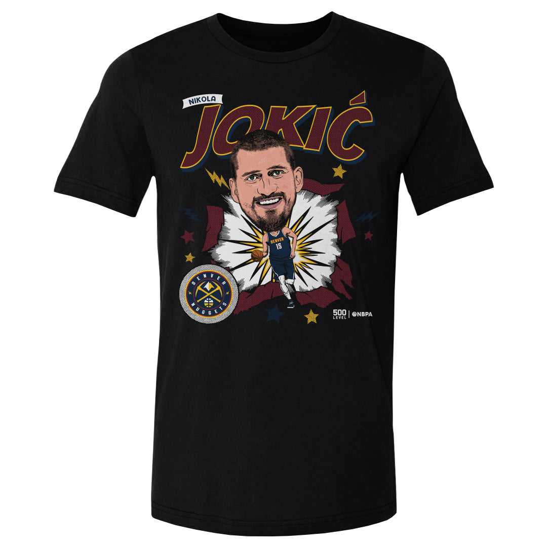 Nikola Jokic Men's Cotton T-Shirt | 500 LEVEL
