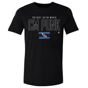 CM Punk Men's Cotton T-Shirt | 500 LEVEL