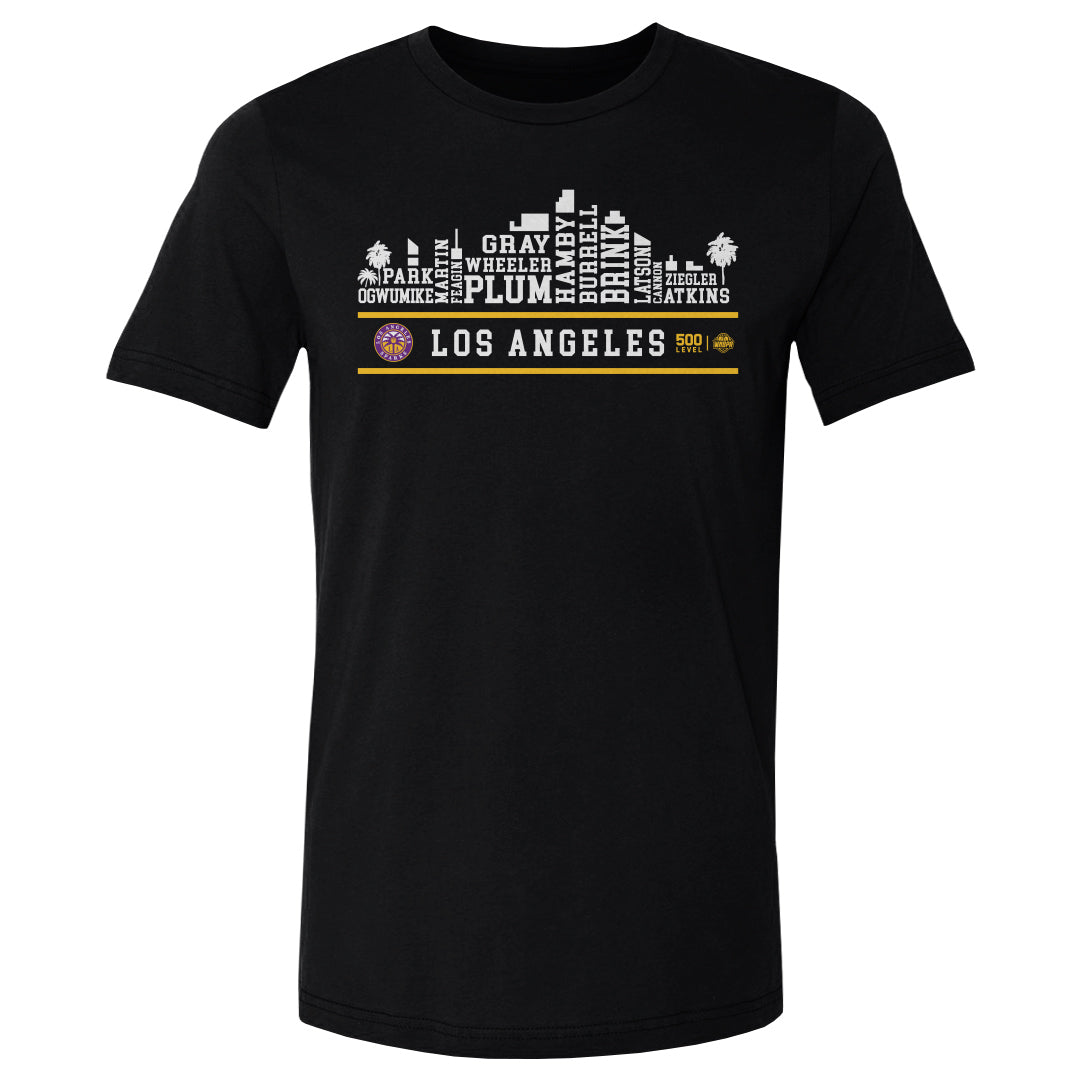 Los Angeles Sparks Men's Cotton T-Shirt | 500 LEVEL