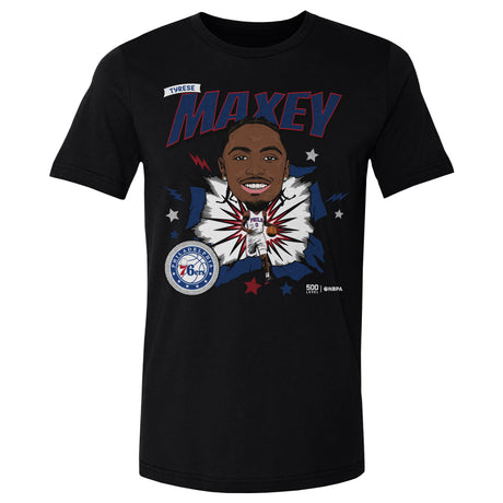 Tyrese Maxey Men's Cotton T-Shirt | 500 LEVEL