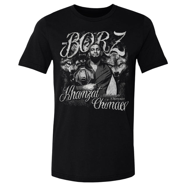 Khamzat Chimaev Men's Cotton T-Shirt | 500 LEVEL