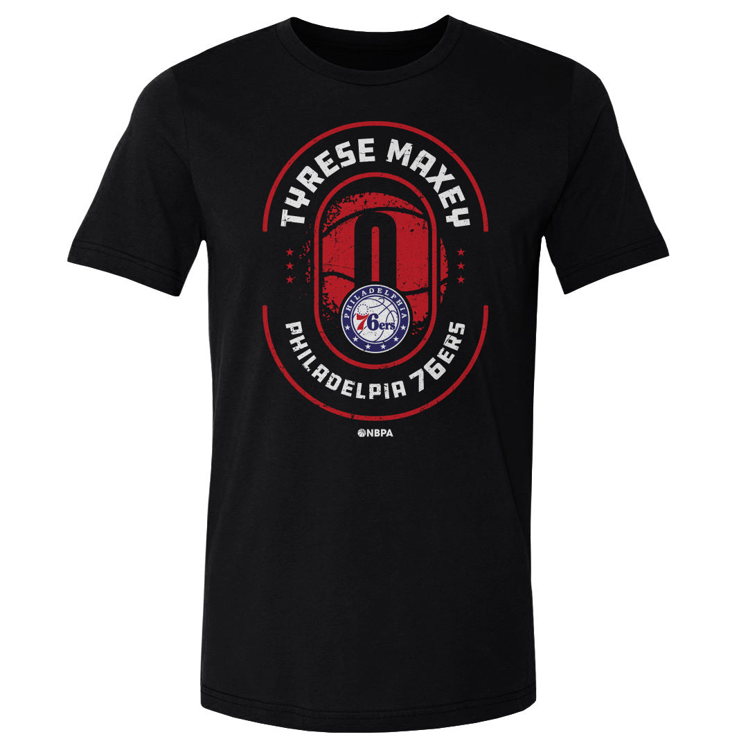 Tyrese Maxey Men&#39;s Cotton T-Shirt | 500 LEVEL