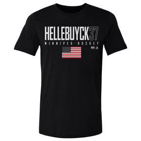 Connor Hellebuyck Men's Cotton T-Shirt | 500 LEVEL
