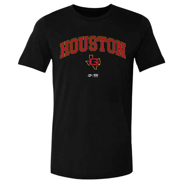 Houston Gamblers Men's Cotton T-Shirt | 500 LEVEL
