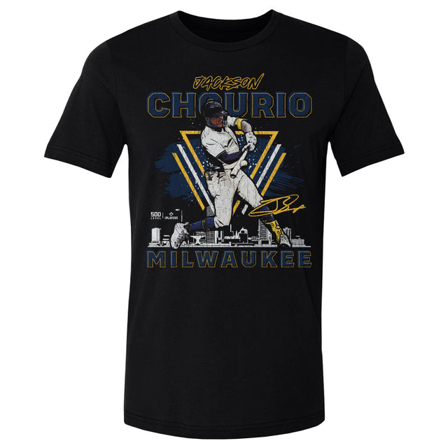 Jackson Chourio Men's Cotton T-Shirt | 500 LEVEL