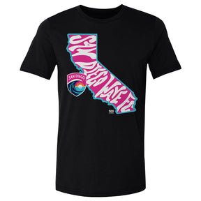 San Diego Wave FC Men's Cotton T-Shirt | 500 LEVEL