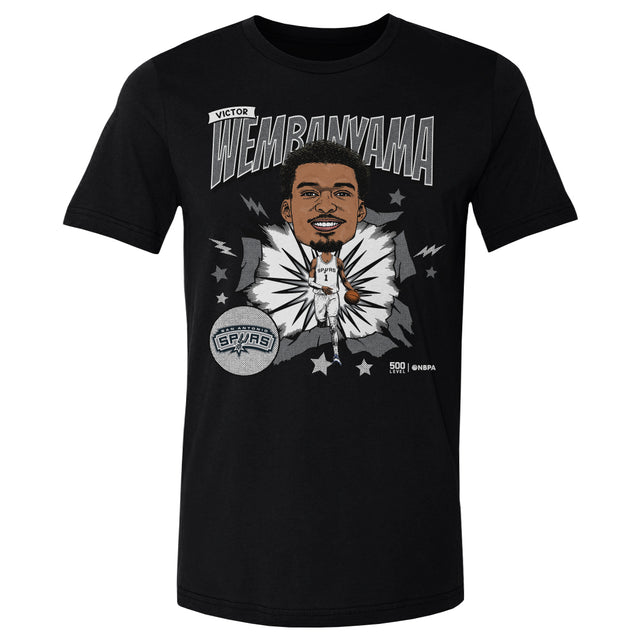 Victor Wembanyama Men's Cotton T-Shirt | 500 LEVEL