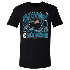 Macklin Celebrini Men's Cotton T-Shirt | 500 LEVEL