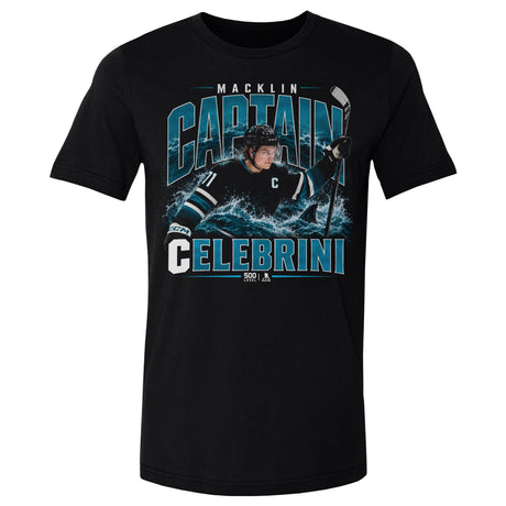 Macklin Celebrini Men's Cotton T-Shirt | 500 LEVEL