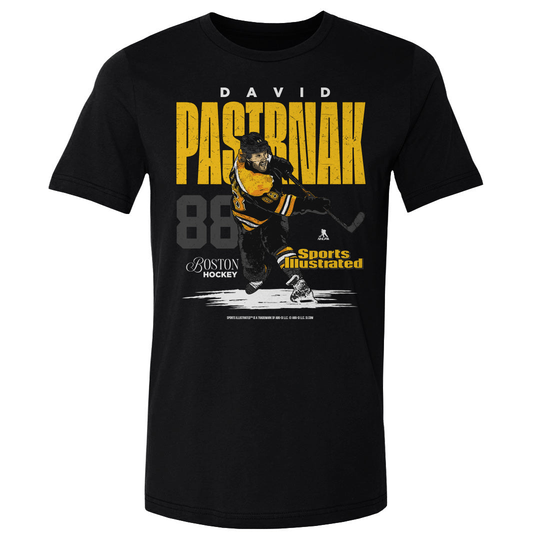 David Pastrnak Men's Cotton T-Shirt | 500 LEVEL