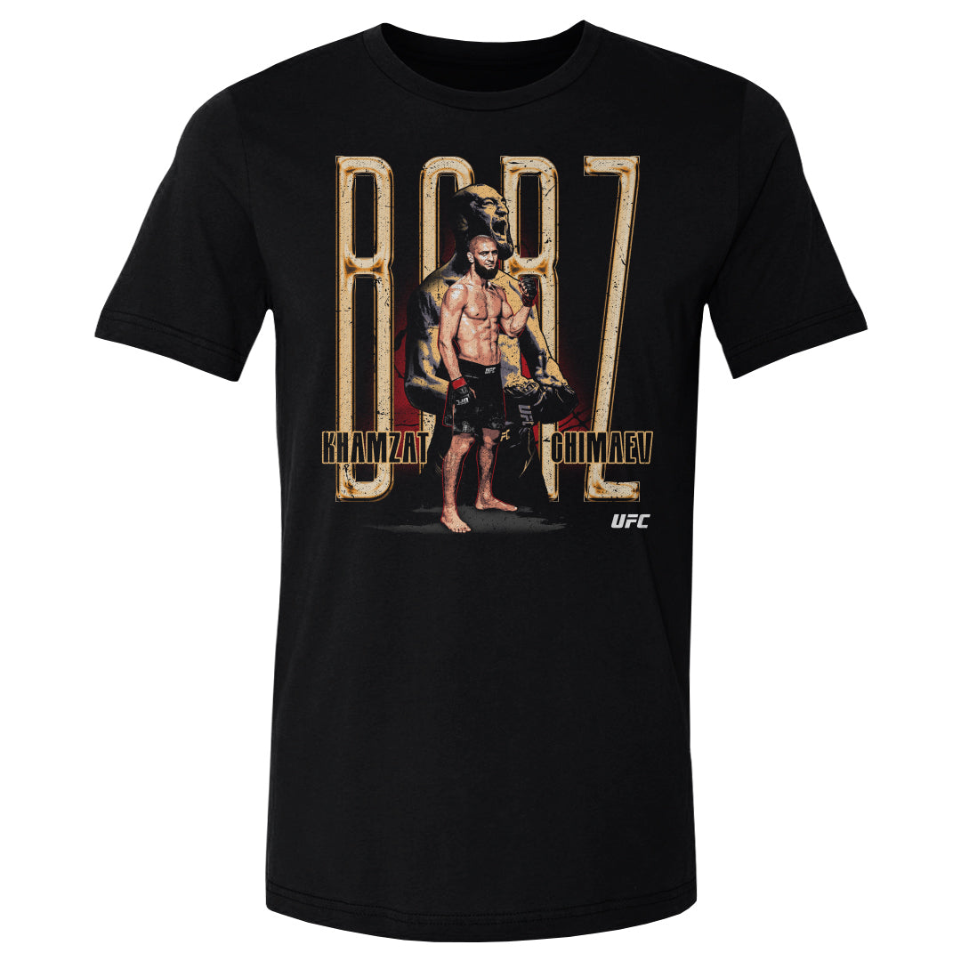 Khamzat Chimaev Men's Cotton T-Shirt | 500 LEVEL