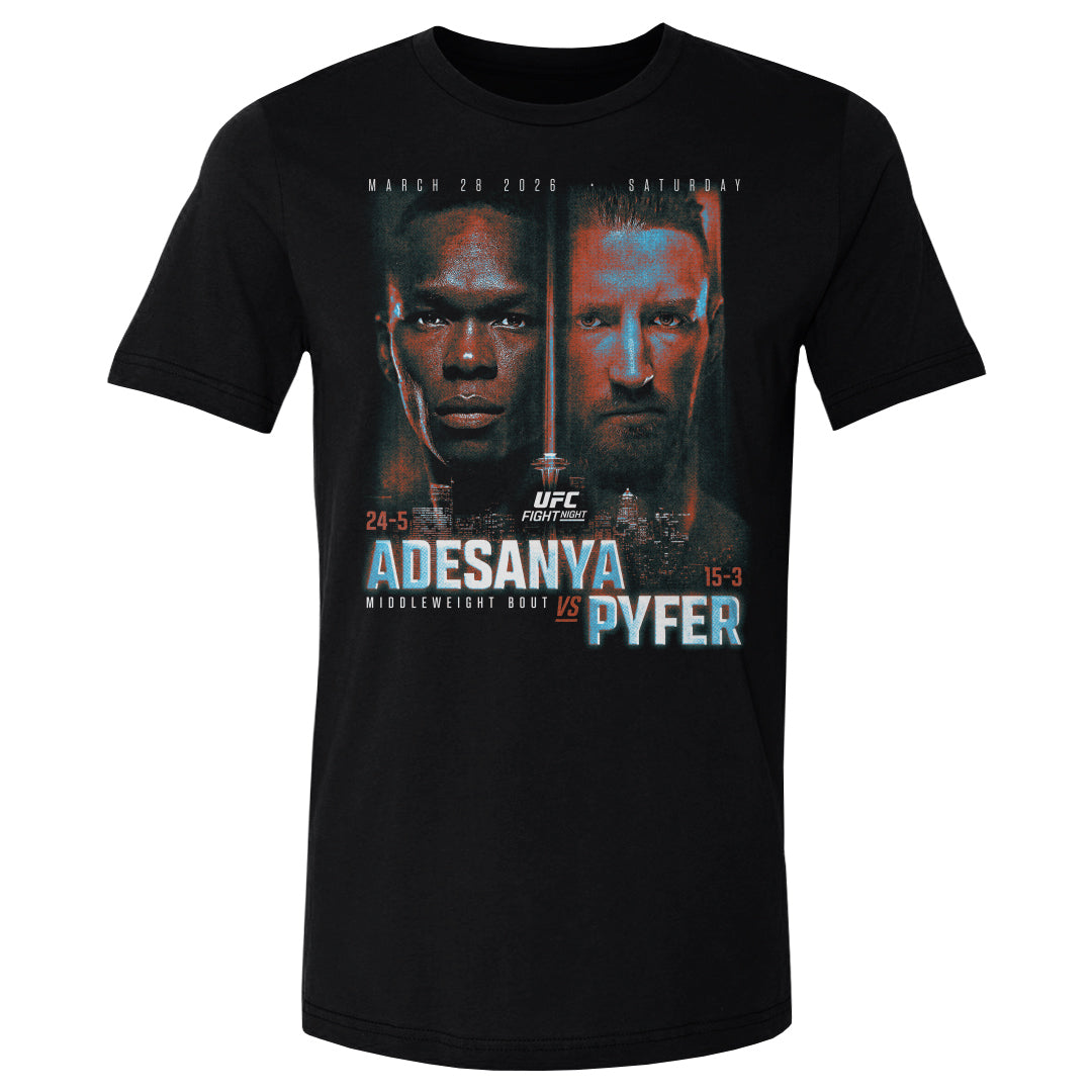 UFC Events Men's Cotton T-Shirt | 500 LEVEL