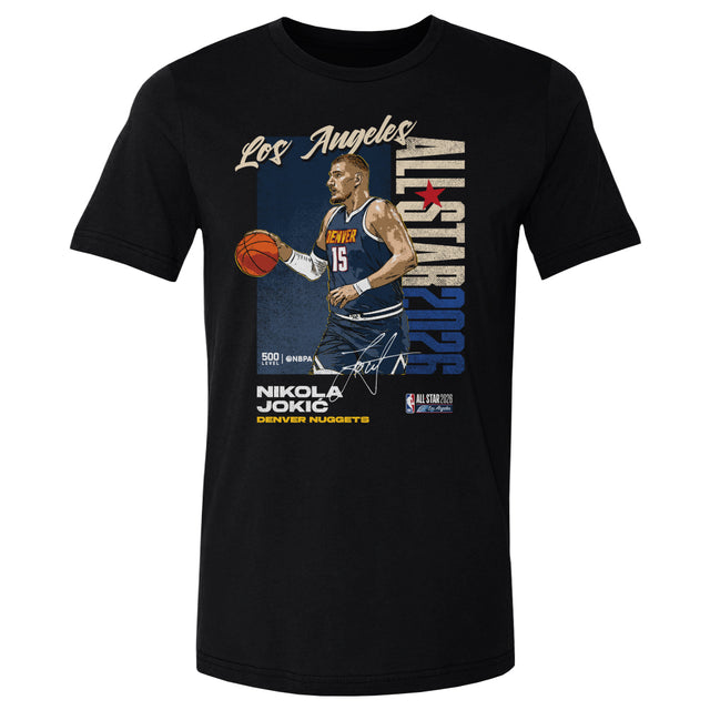 Nikola Jokic Men's Cotton T-Shirt | 500 LEVEL