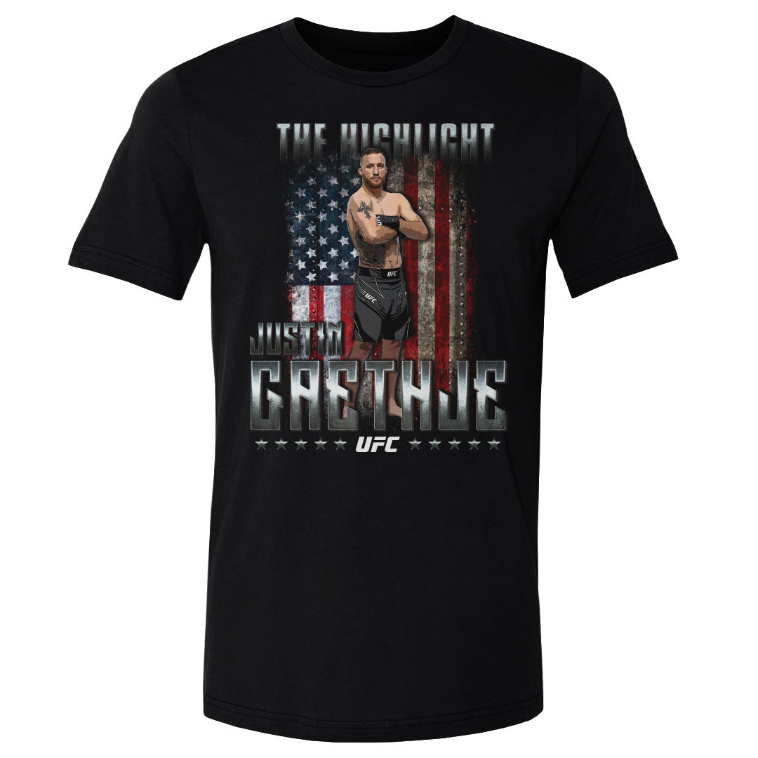 Justin Gaethje Men's Cotton T-Shirt | 500 LEVEL