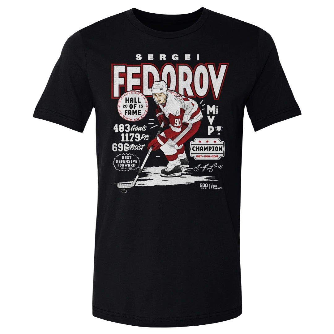 Sergei Fedorov Men's Cotton T-Shirt | 500 LEVEL