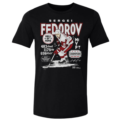 Sergei Fedorov Men's Cotton T-Shirt | 500 LEVEL
