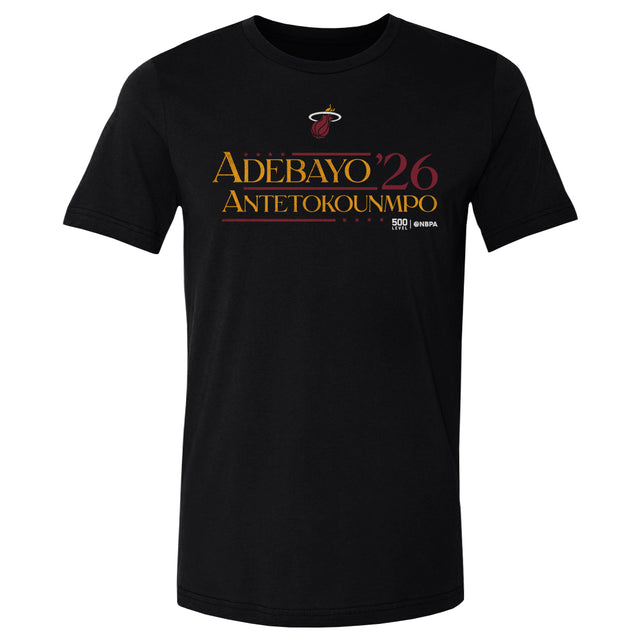 Bam Adebayo Men's Cotton T-Shirt | 500 LEVEL