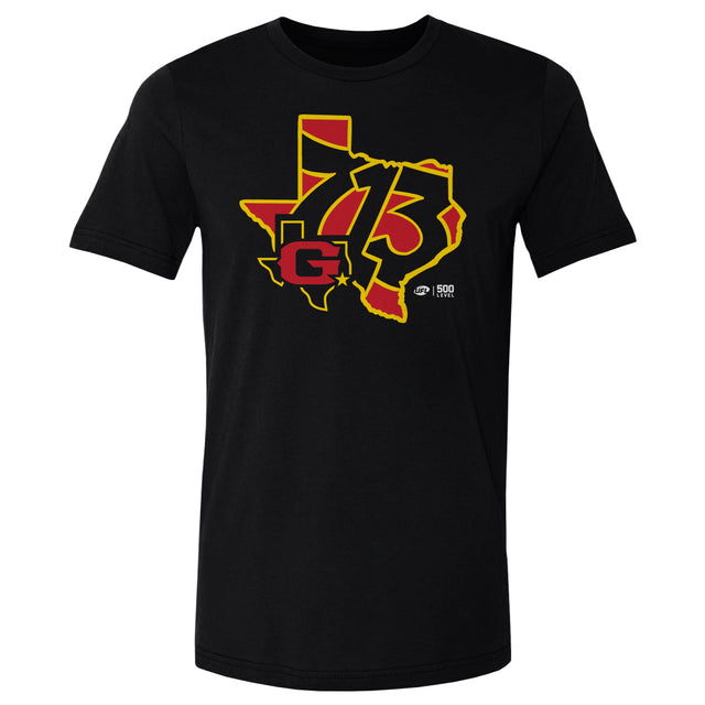 Houston Gamblers Men's Cotton T-Shirt | 500 LEVEL
