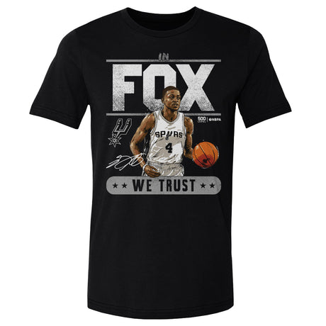 De'Aaron Fox Men's Cotton T-Shirt | 500 LEVEL