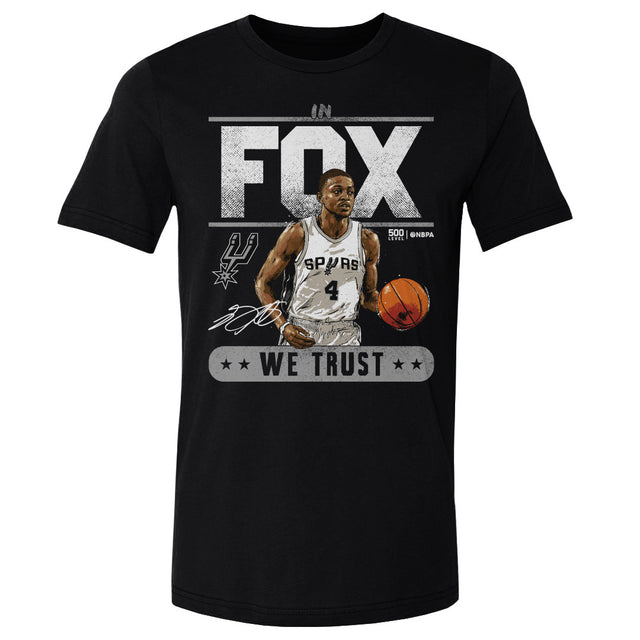 De'Aaron Fox Men's Cotton T-Shirt | 500 LEVEL