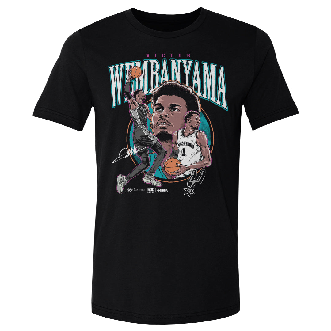 Victor Wembanyama Men's Cotton T-Shirt | 500 LEVEL