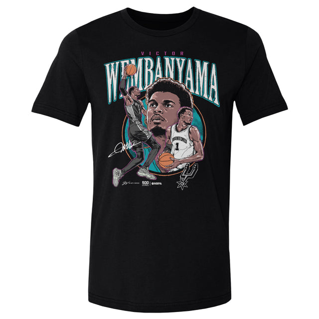 Victor Wembanyama Men's Cotton T-Shirt | 500 LEVEL