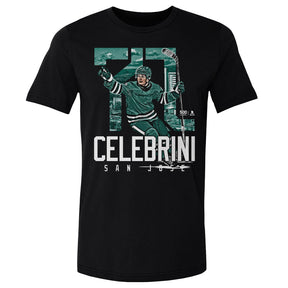 Macklin Celebrini Men's Cotton T-Shirt | 500 LEVEL