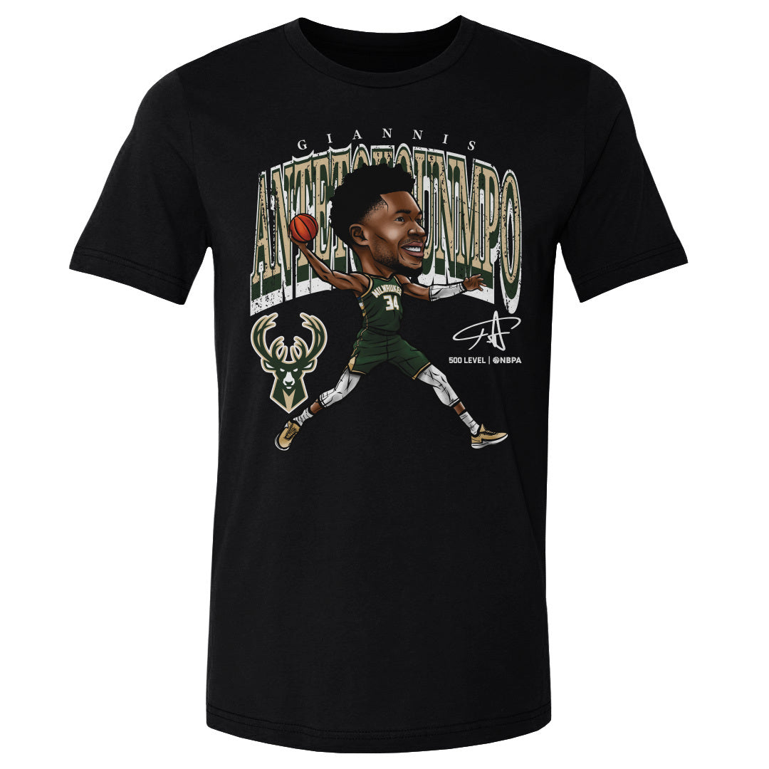 Giannis Antetokounmpo Men's Cotton T-Shirt | 500 LEVEL