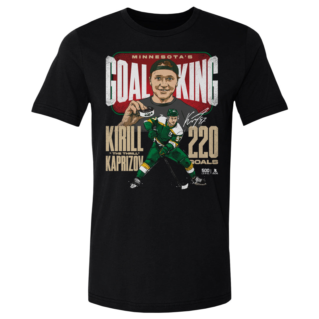 Kirill Kaprizov Men's Cotton T-Shirt | 500 LEVEL