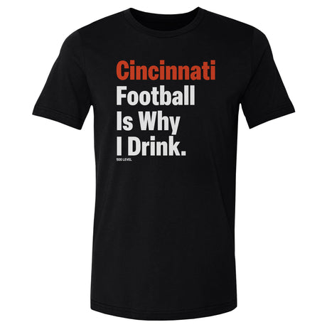 Cincinnati Football Men's Cotton T-Shirt | 500 LEVEL