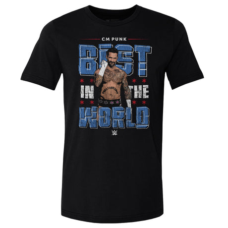CM Punk Men's Cotton T-Shirt | 500 LEVEL