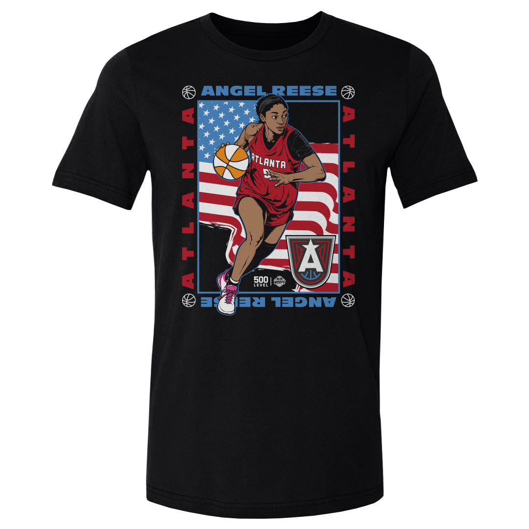 Angel Reese Men's Cotton T-Shirt | 500 LEVEL