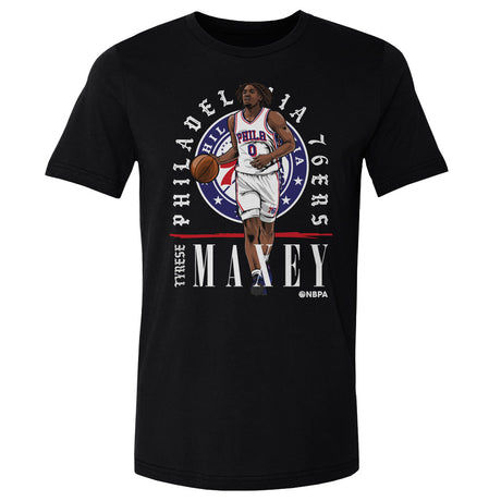 Tyrese Maxey Men's Cotton T-Shirt | 500 LEVEL