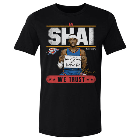 Shai Gilgeous-Alexander Men's Cotton T-Shirt | 500 LEVEL