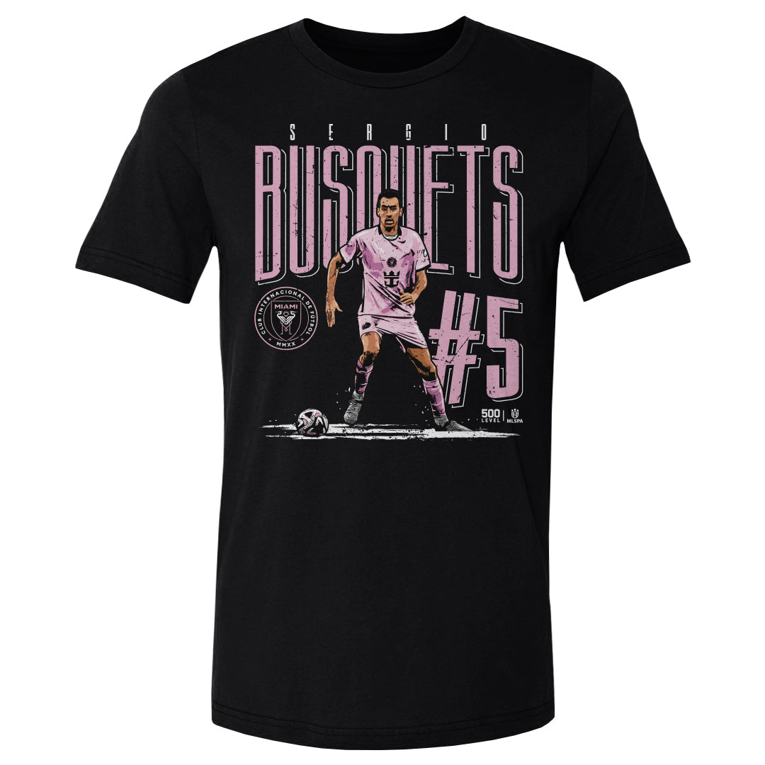 Sergio Busquets Men's Cotton T-Shirt | 500 LEVEL