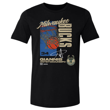 Giannis Antetokounmpo Men's Cotton T-Shirt | 500 LEVEL