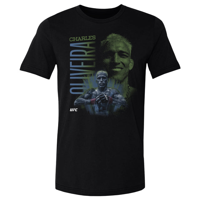 Charles Oliveira Men's Cotton T-Shirt | 500 LEVEL