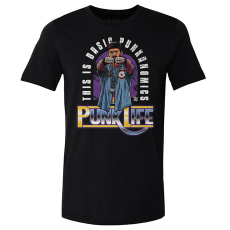 CM Punk Men's Cotton T-Shirt | 500 LEVEL