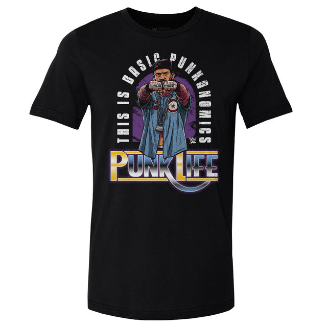 CM Punk Men's Cotton T-Shirt | 500 LEVEL