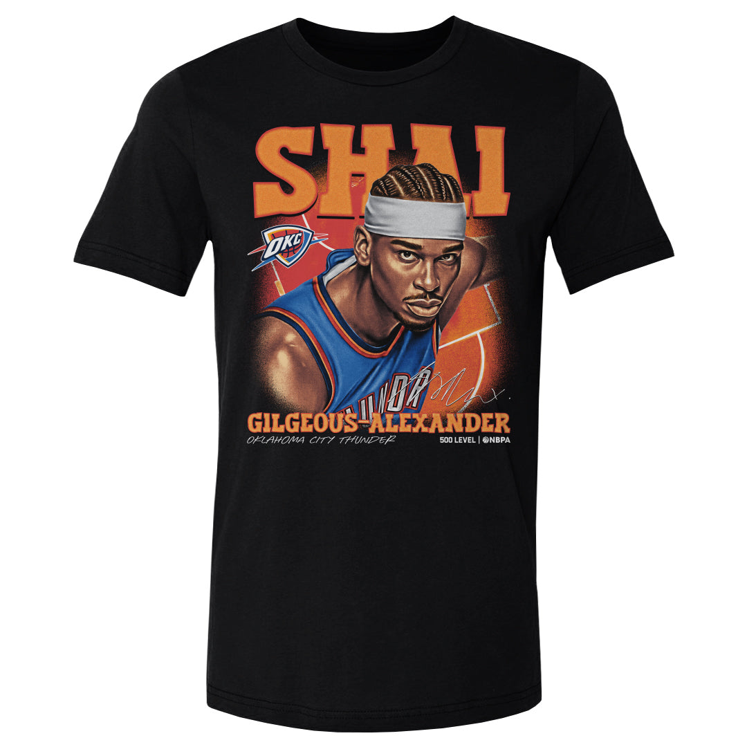 Shai Gilgeous-Alexander Men's Cotton T-Shirt | 500 LEVEL