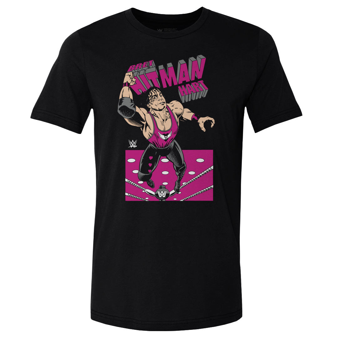 Bret Hart Men's Cotton T-Shirt | 500 LEVEL