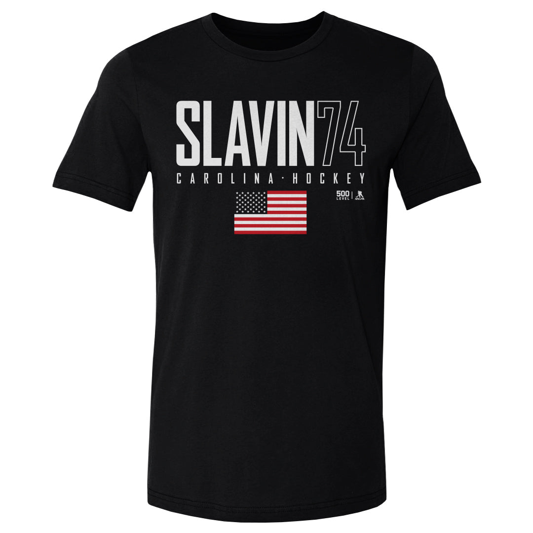Jaccob Slavin Men's Cotton T-Shirt | 500 LEVEL