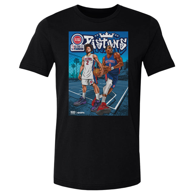Detroit Pistons Men's Cotton T-Shirt | 500 LEVEL