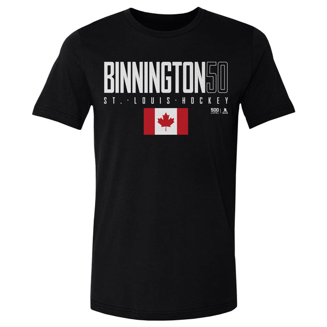 Jordan Binnington Men's Cotton T-Shirt | 500 LEVEL