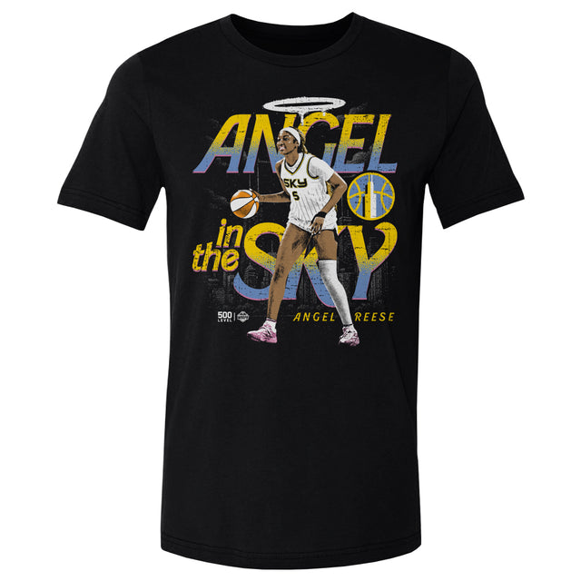 Angel Reese Men's Cotton T-Shirt | 500 LEVEL