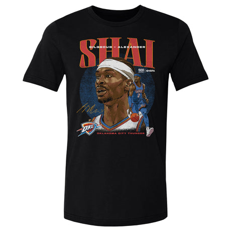 Shai Gilgeous-Alexander Men's Cotton T-Shirt | 500 LEVEL