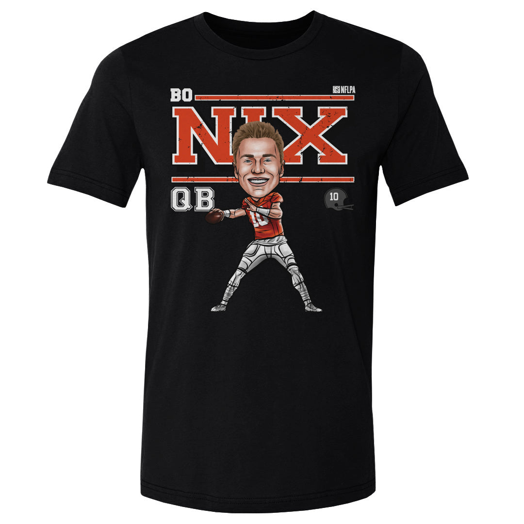 Bo Nix Men&#39;s Cotton T-Shirt | 500 LEVEL