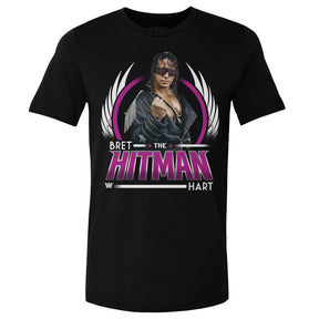 Bret Hart Men's Cotton T-Shirt | 500 LEVEL